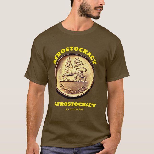 CAMISA AFROSTOCRACIA.  (Frente)