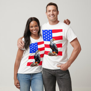 Camisa Águia Origami Americana – Geométrico Patrió