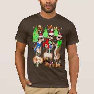 Camisa alegre do Natal de Meerkat