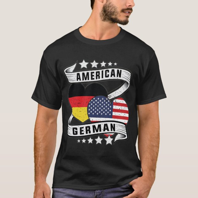 Camisa alemã americana Half german (Frente)