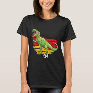 Camisa Alemã Soccer Dino Trex Alemanha Bandeira Fo