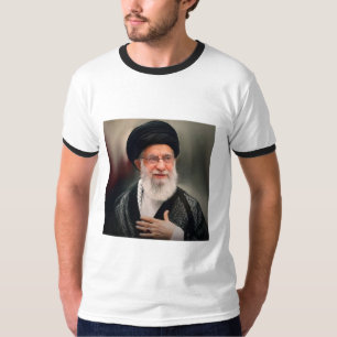 Camisa Ali Kamnaen   Tipografia Islâmica Minimalis