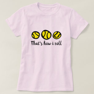 Camisa amarela   da bola de tênis T que é como e