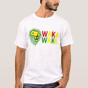 Camisa amarela de Waka Waka da juba do verde do