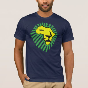 Camisa Amarelo de Mão Verde Waka waka