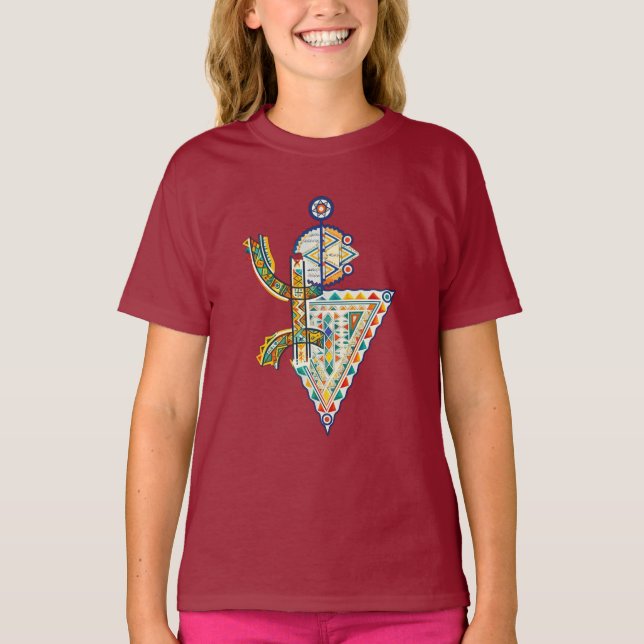 Camisa Amazigh Geométrica Tribal Amazigh (Frente)