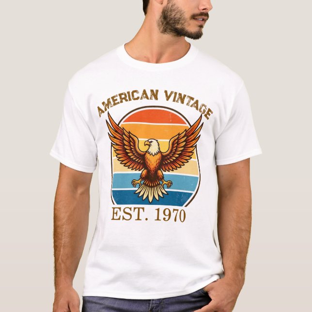 Camisa American Vintage Eagle Est 1970 (Frente)