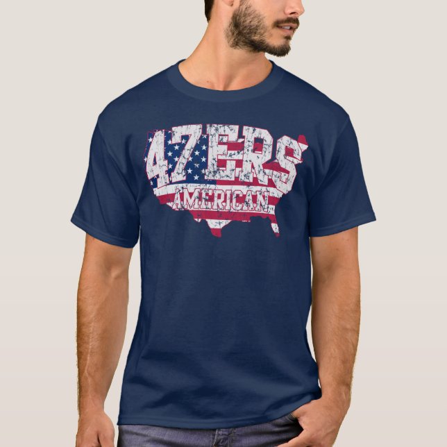 Camisa americana do discurso t de 47ers 47% Romney (Frente)