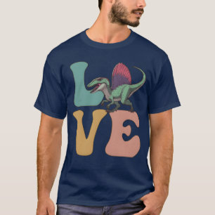 Camisa amigo do dinossauro Spinosaurus AMOR