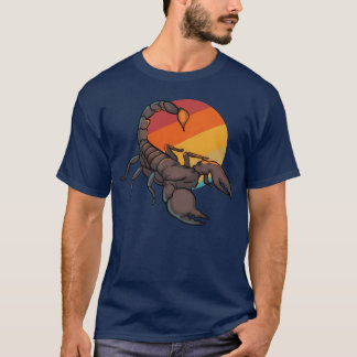 Camisa amigo do pôr do sol do escorpião 70s 80s