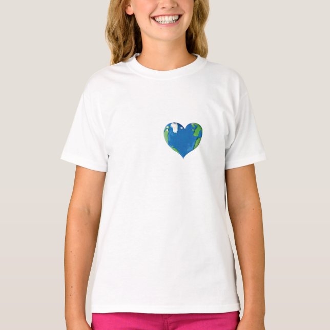camisa amor terreno (Infantil) (Frente)