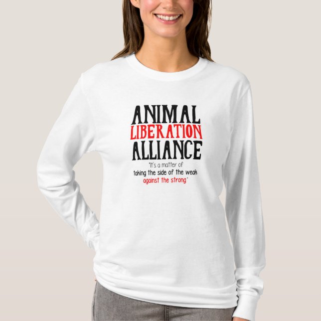 Camisa animal de Alliance da libertação (Frente)