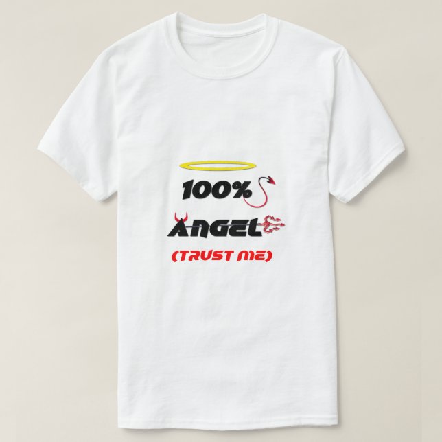 Camisa Anjo 100% (Frente do Design)