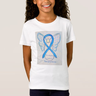 Camisa Anjo de Sensibilização do Cancer da Prós