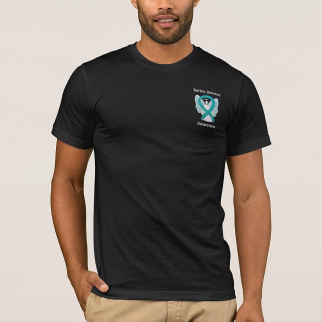 Camisa Anjo de Sensibilização para a Doença de Bat (Frente)