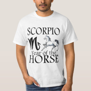 Camisa Ano do Cavalo de Escorpião