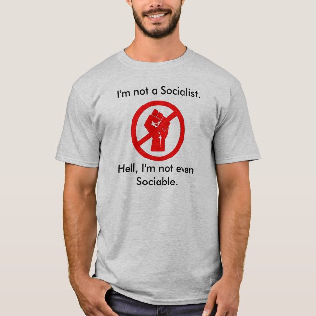 Camisa Anti-Socialista Unsociable (Frente)