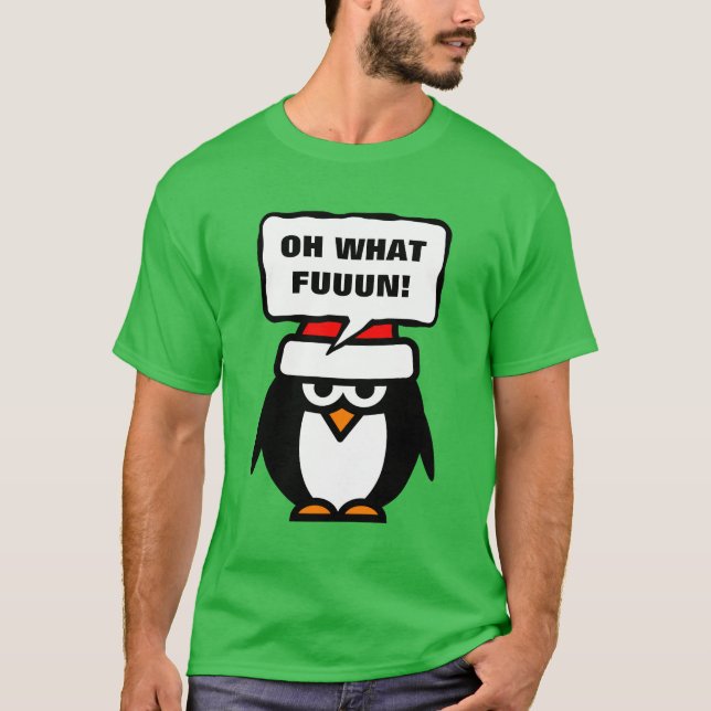 Camisa antinatalícia com citação sarcástica (Frente)