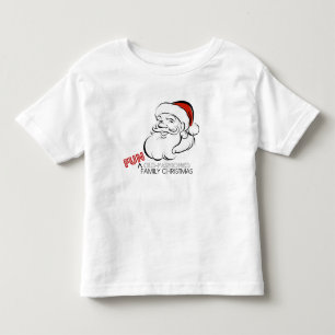 Camisa antiquado do Natal da família do