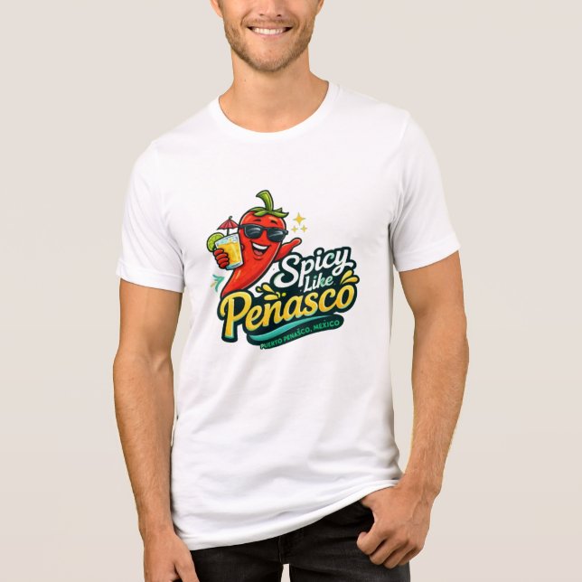 Camisa Apimentada Como Peñasco – Camisa Divertida  (Frente)