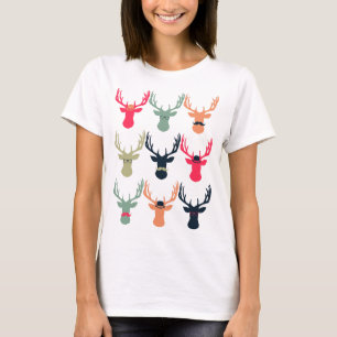 Camisa apta relaxada cervos do hipster