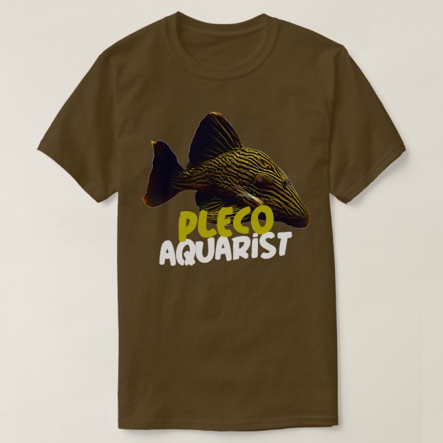 Camisa Aquarista Pleco (Frente do Design)