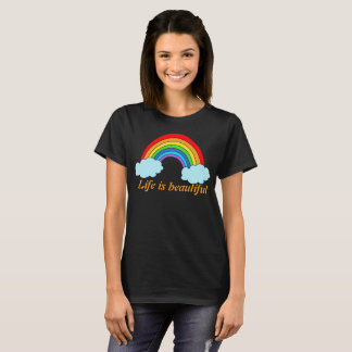 Camisa Arco-Íris Personalizada | Nome e Citação Pe
