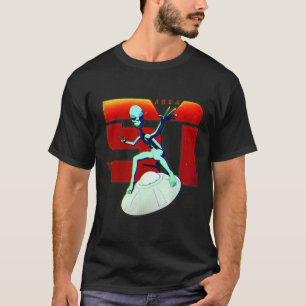 Camisa Área 51 Alienígena Verde Ufo Disco Voador