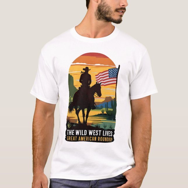 Camisa arredondada da América excelente, camisa oc (Frente)
