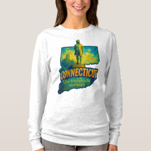 Camisa Artística do Estado de Connecticut - Tinta 