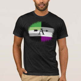 Camisa assexuada do ás de Aromantic Aro