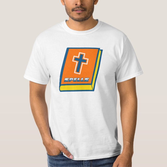Camisa assustador do livro de Jesus (Frente)