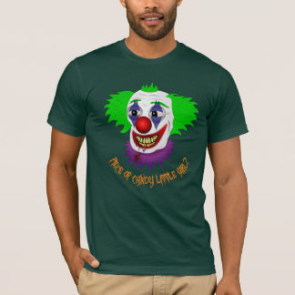 Camisa assustador do palhaço