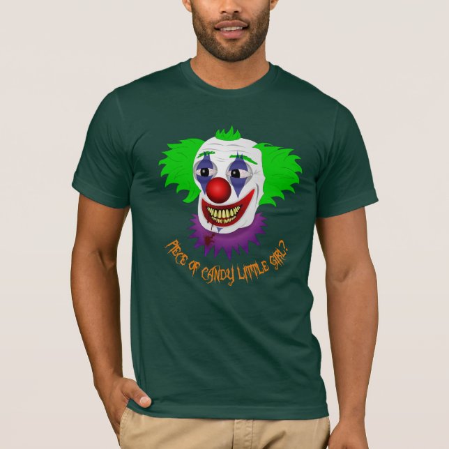 Camisa assustador do palhaço (Frente)