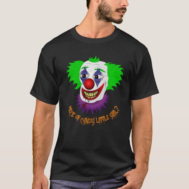 Camisa assustador do palhaço (Frente)