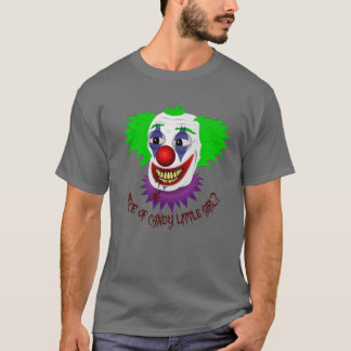Camisa assustador do palhaço