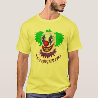Camisa assustador do palhaço