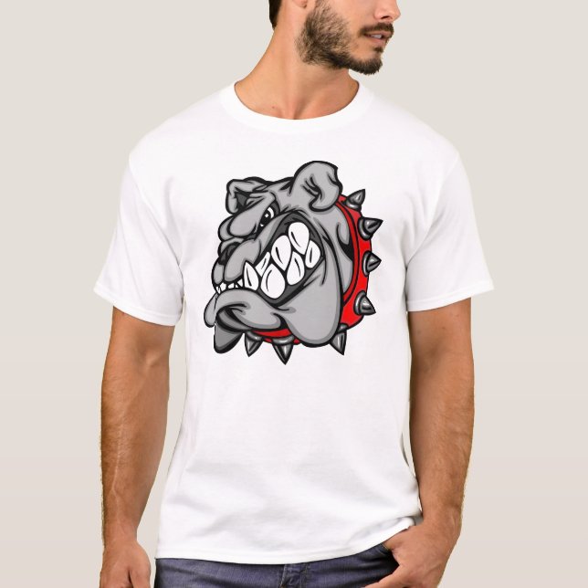 Camisa assustadora de buldogue (Frente)