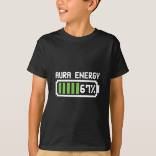 Camisa Aura Energy 67 Camisa engraçada Meme Seis S