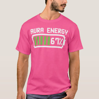 Camisa Aura Energy 67 Funny Meme Seis Sete 6 7 Hum