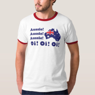 Camisa australiana australiana de Oi Oi Oi Oy Oy