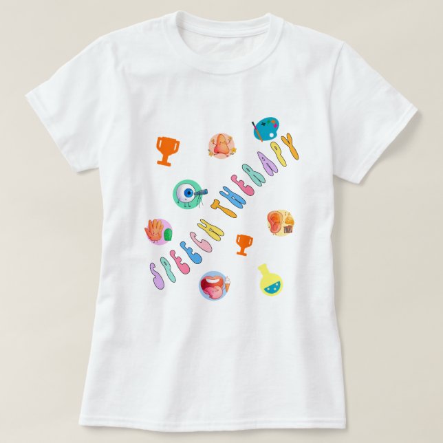 Camisa Autismo, Todos Pensamos Diferentemente (Frente do Design)