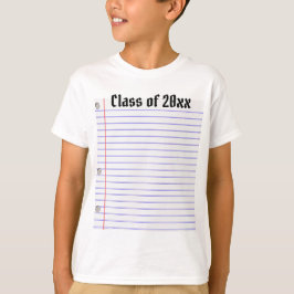 Camisa autógrafo (personalize seu ano)
