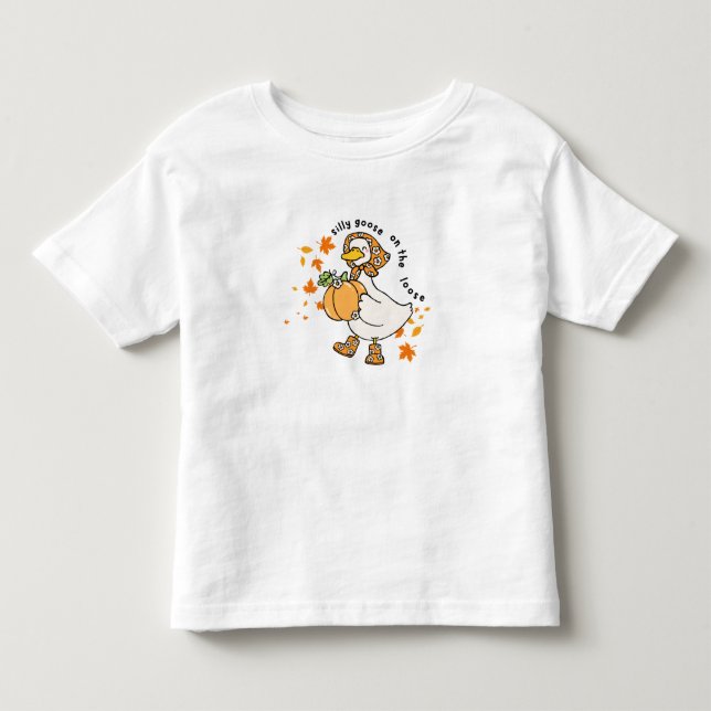 Camisa Autômno Ganso Bobo à Solta (Frente)