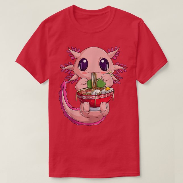 Camisa Axolotl Para Meninas, Marinheiro Japonês (Frente do Design)