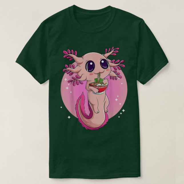 Camisa Axolotl Para Meninas, Marinheiro Japonês (Frente do Design)