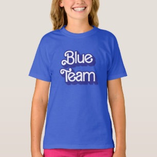 Camisa Azul da Equipe da Guerra Cor