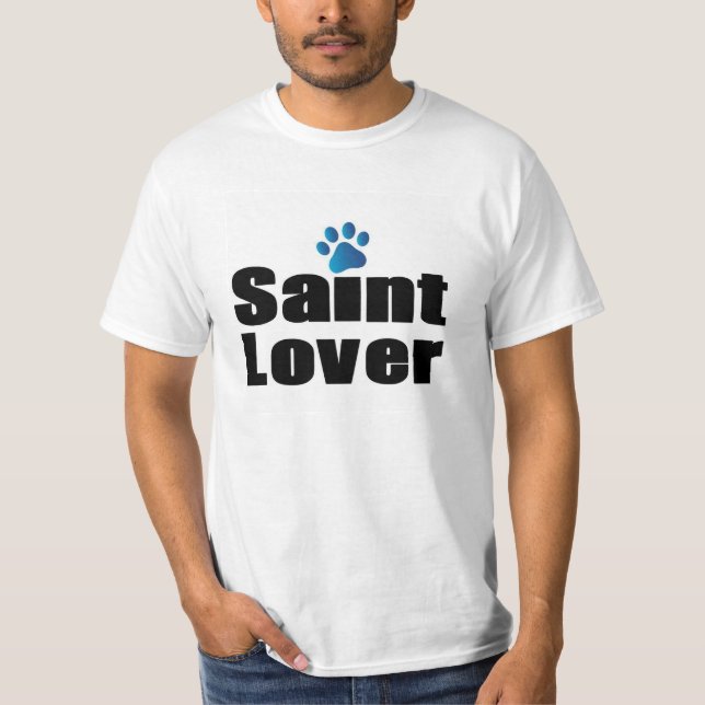Camisa Azul da Pata de Amante de Santo (Frente)
