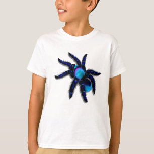 Camisa azul grande da aranha