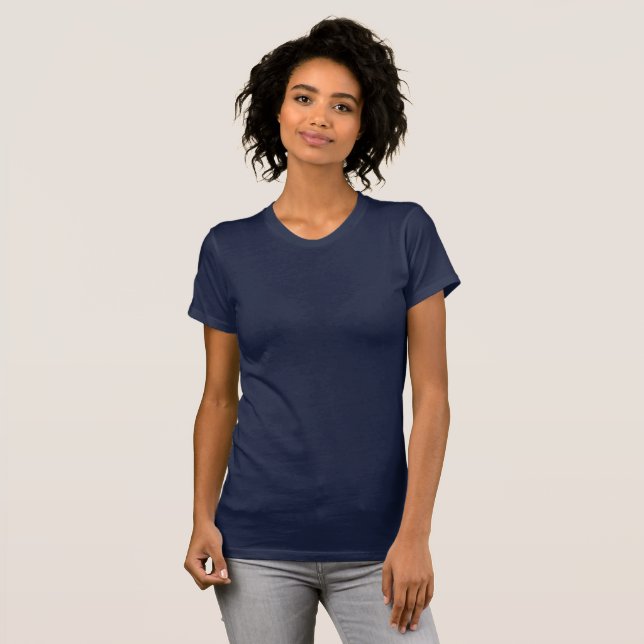 Camisa azul Marinho / Personalizar (Frente Completa)